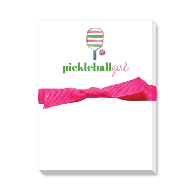 PICKLEBALL GIRL MINI NOTEPAD