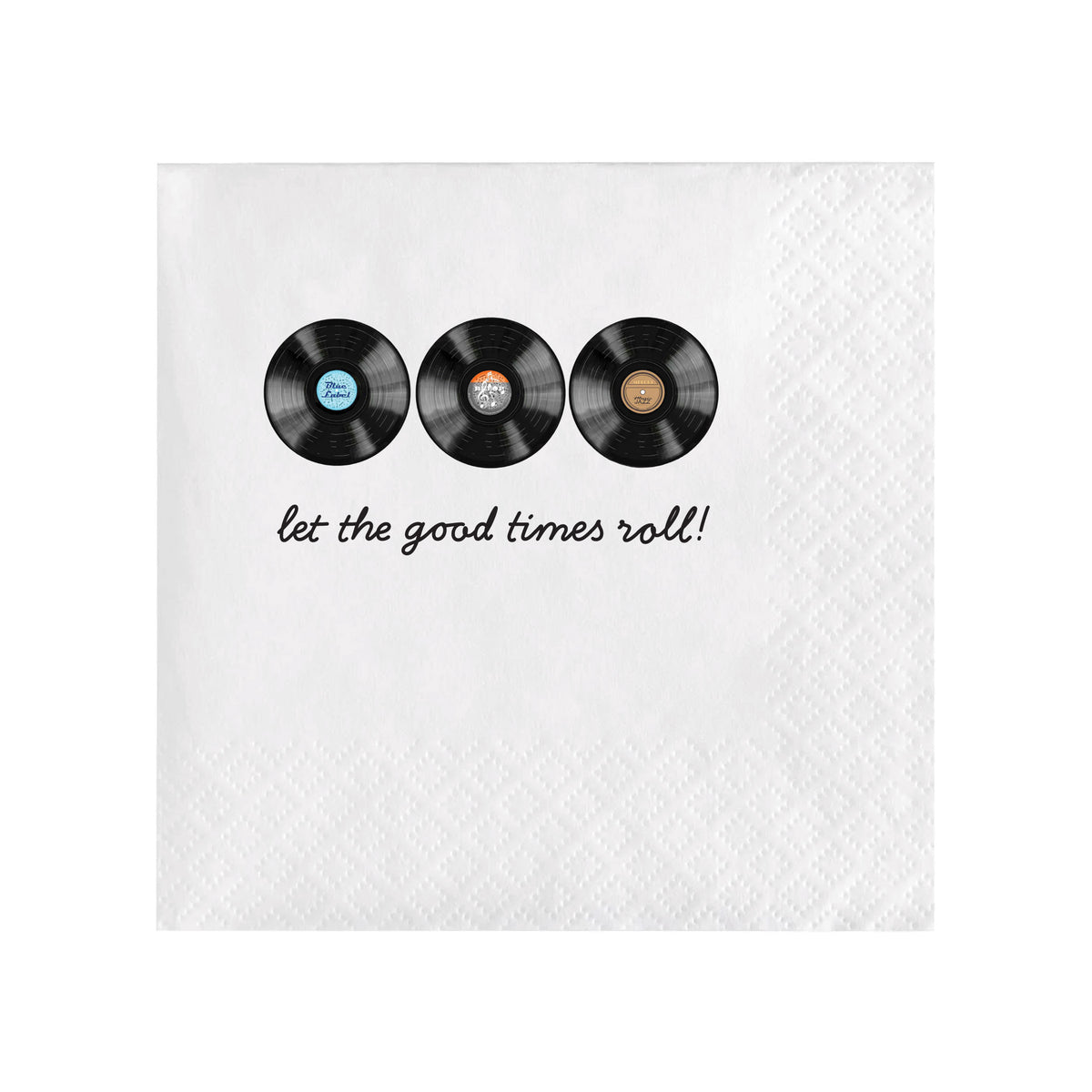 GOOD TIMES ROLL COCKTAIL NAPKINS