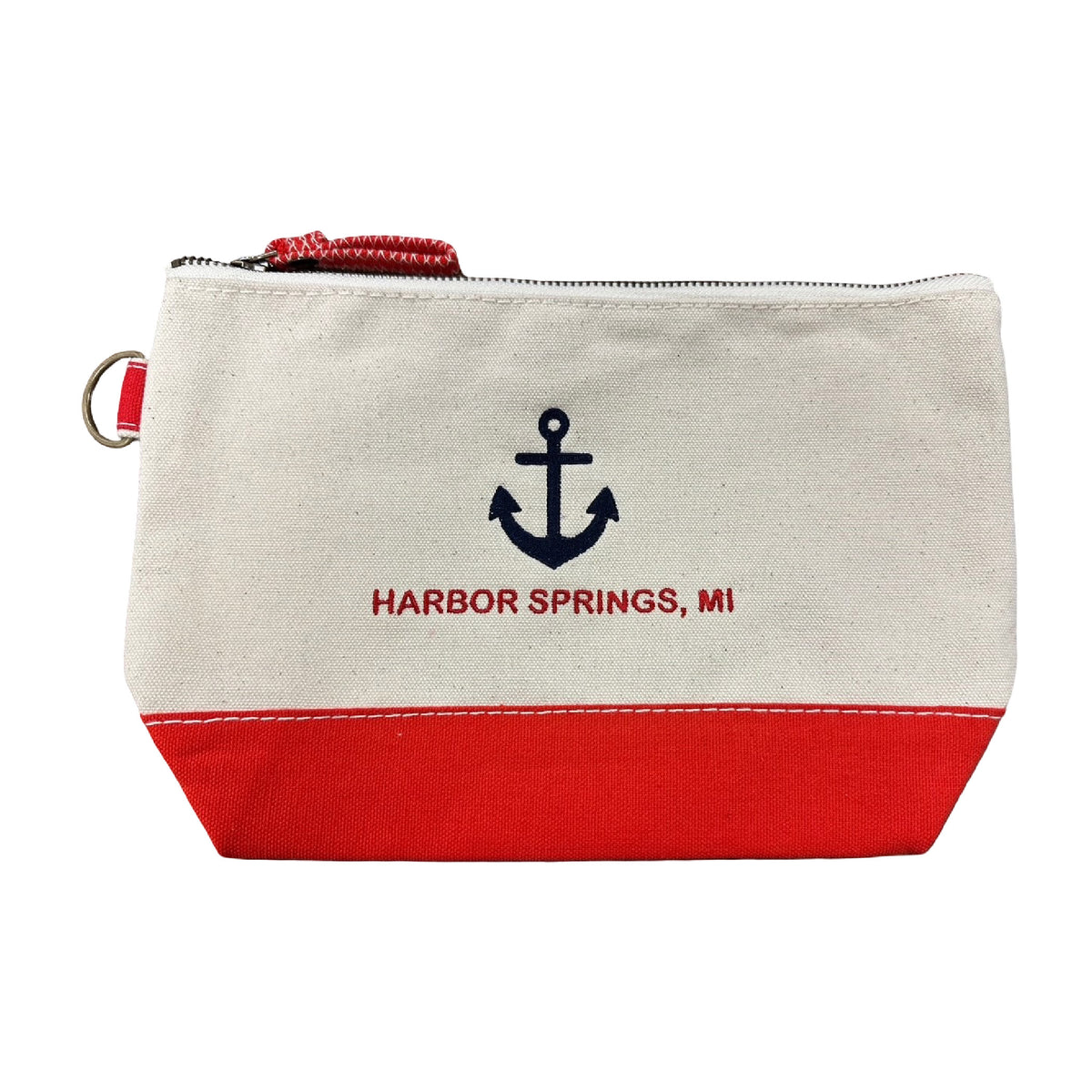 ANCHOR CUSTOM EMBROIDERED COSMETIC BAG