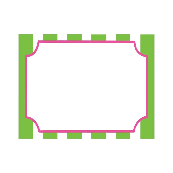 STRIPE BORDER FLAT NOTES