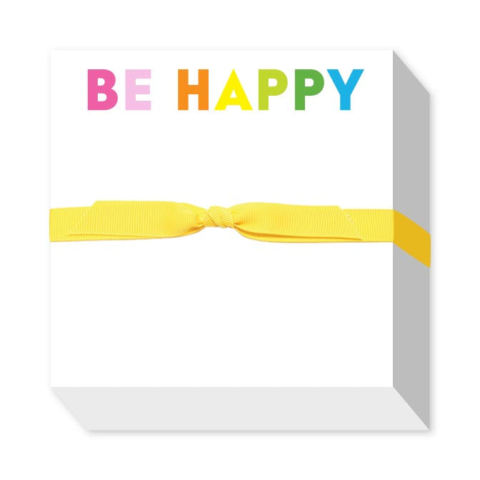 BE HAPPY CHUBBIE NOTEPAD