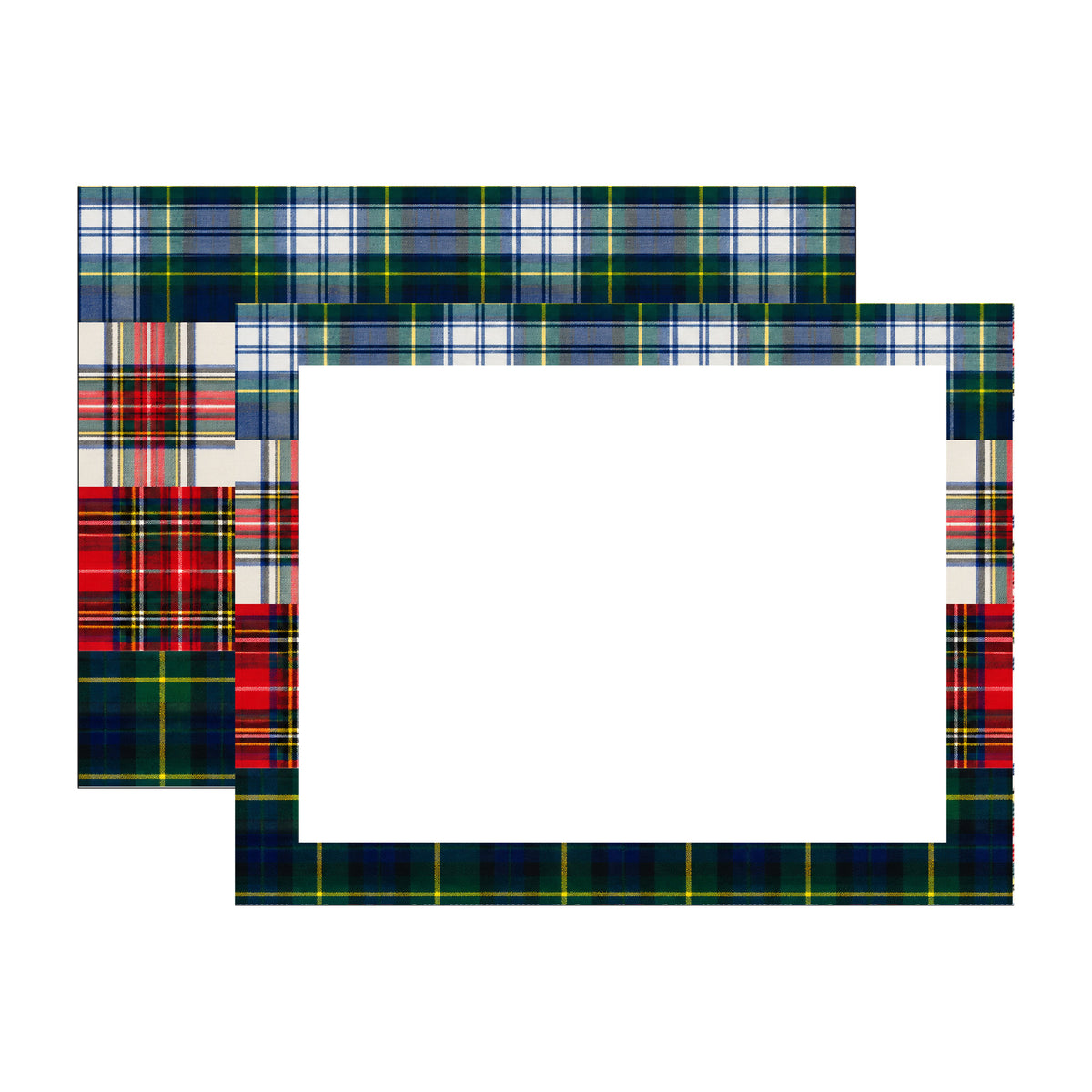 MIXED PLAID FLAT NOTES