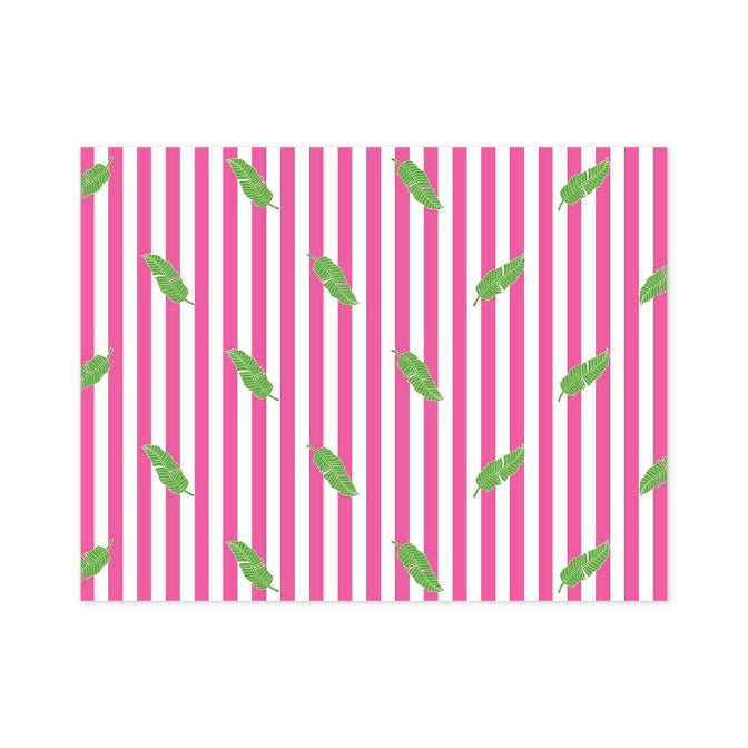 LEAF STRIPED FOLDOVER NOTES