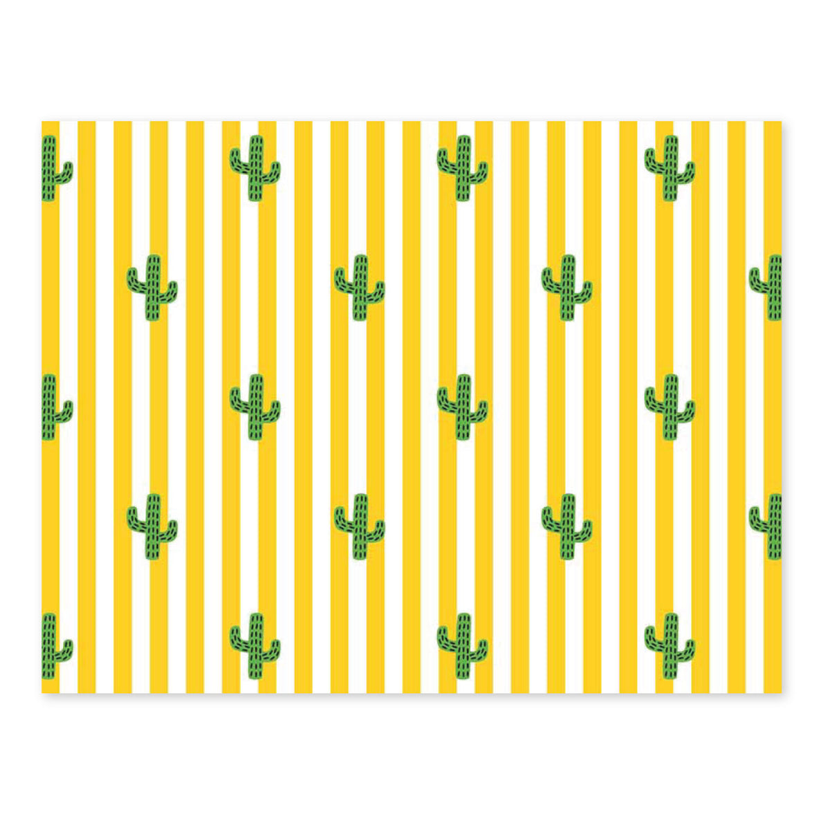 CACTUS STRIPED FOLDOVER NOTES