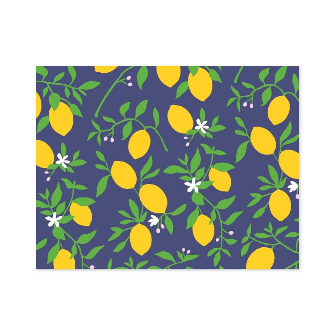 LEMON FOLDOVER NOTES