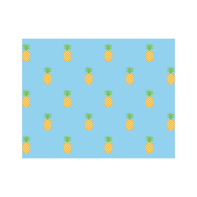 PINEAPPLE FOLDOVER NOTES