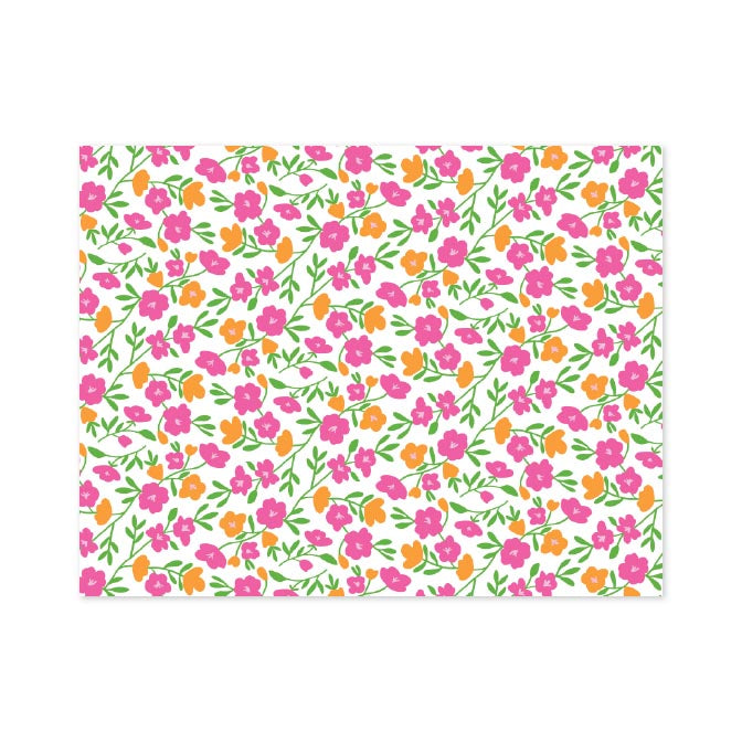 FLORAL FOLDOVER NOTES