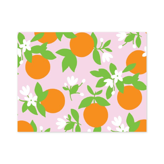 ORANGE FOLDOVER NOTES