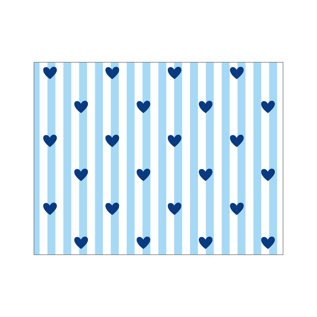 HEARTS FOLDOVER NOTES