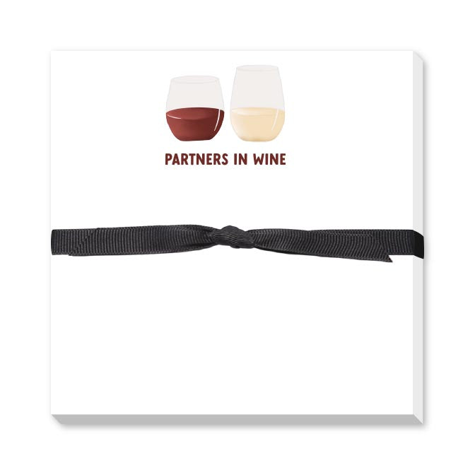 PARTNERS IN WINE DOODLE NOTEPAD