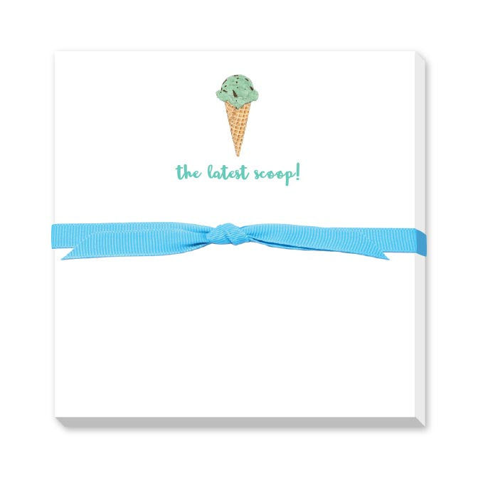 THE LATEST SCOOP DOODLE NOTEPAD