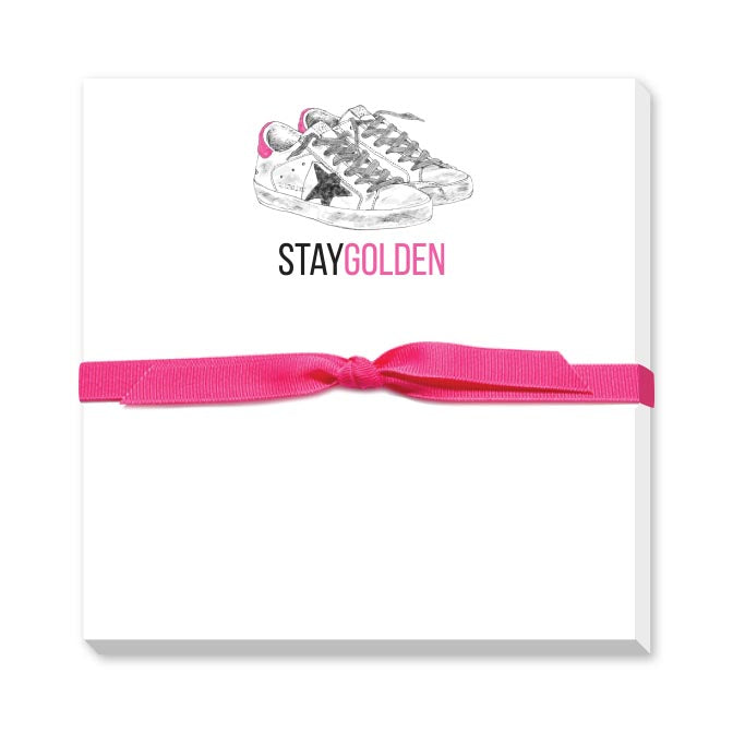 STAY GOLDEN DOODLE NOTEPAD