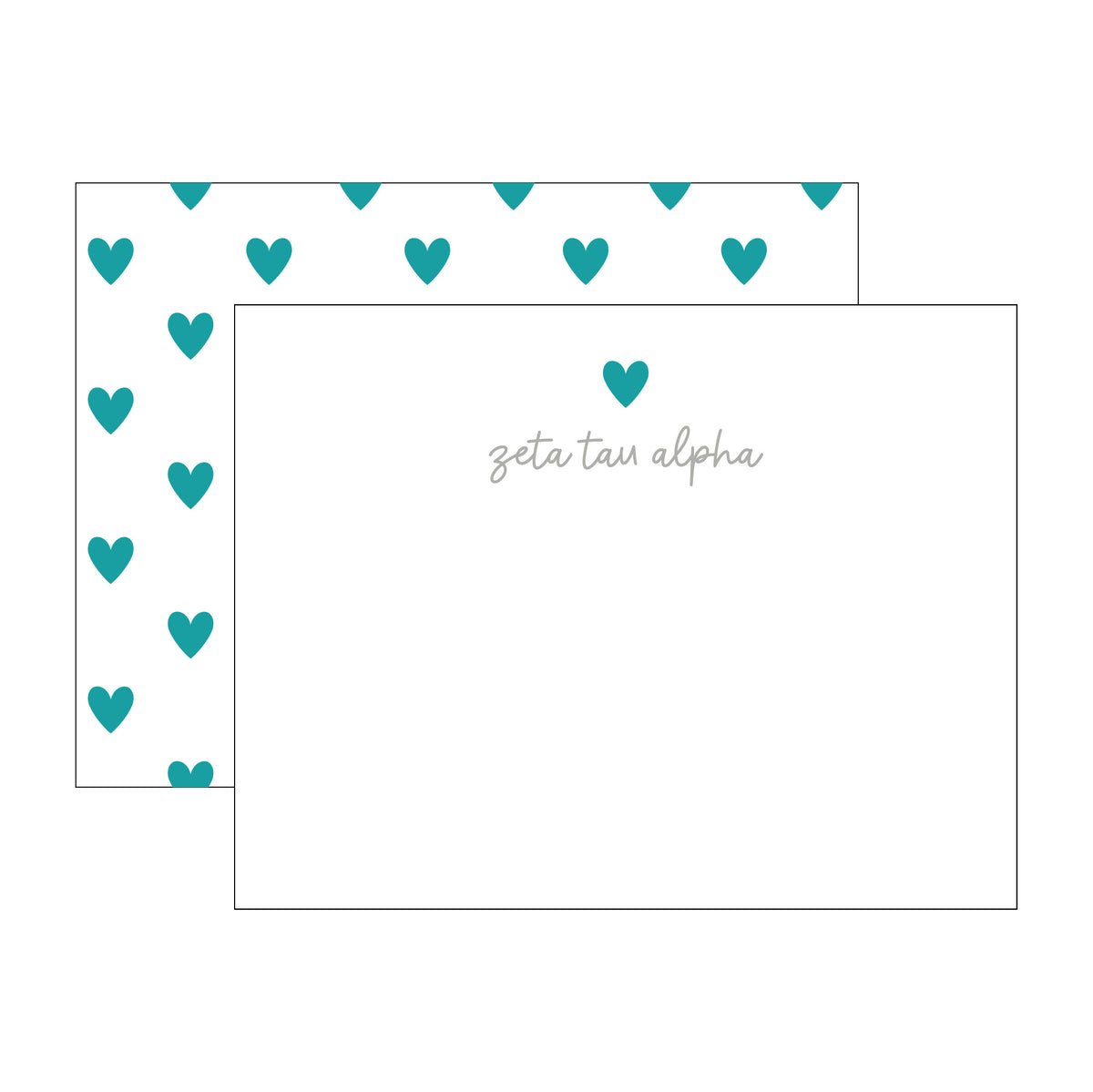 GREEK HEART FLAT NOTES