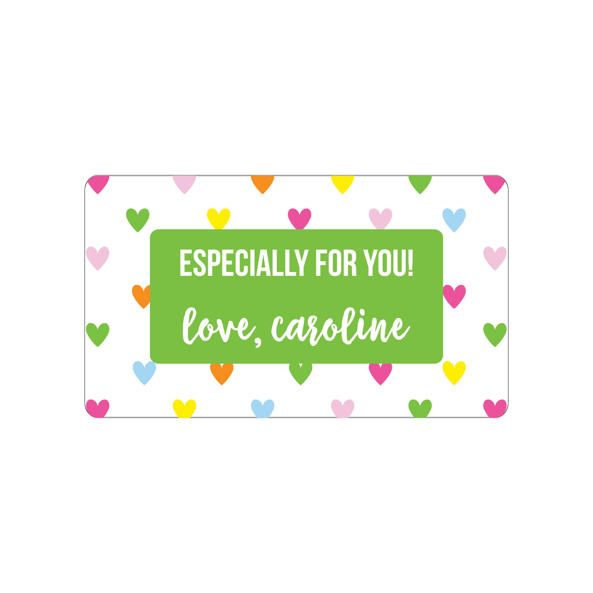 COLORFUL PATTERN PERSONALIZED GIFT STICKERS
