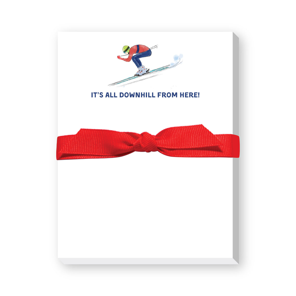 IT´S ALL DOWNHILL FROM HERE! MINI NOTEPAD