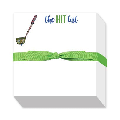 HIT LIST CHUBBIE NOTEPAD