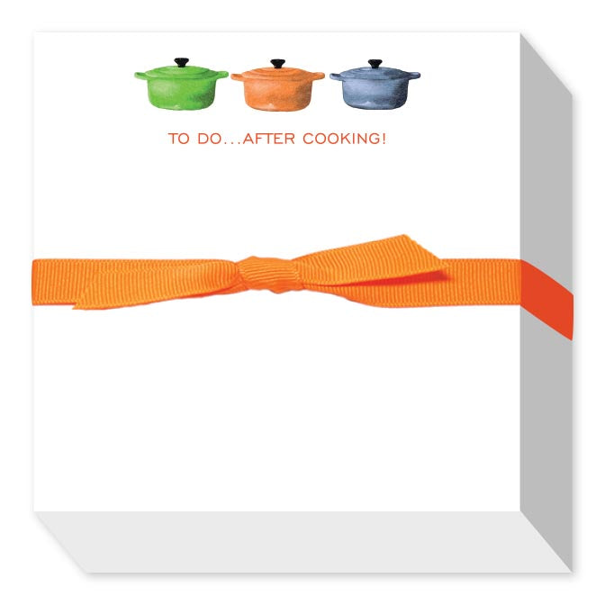 TO DO...AFTER COOKING!
