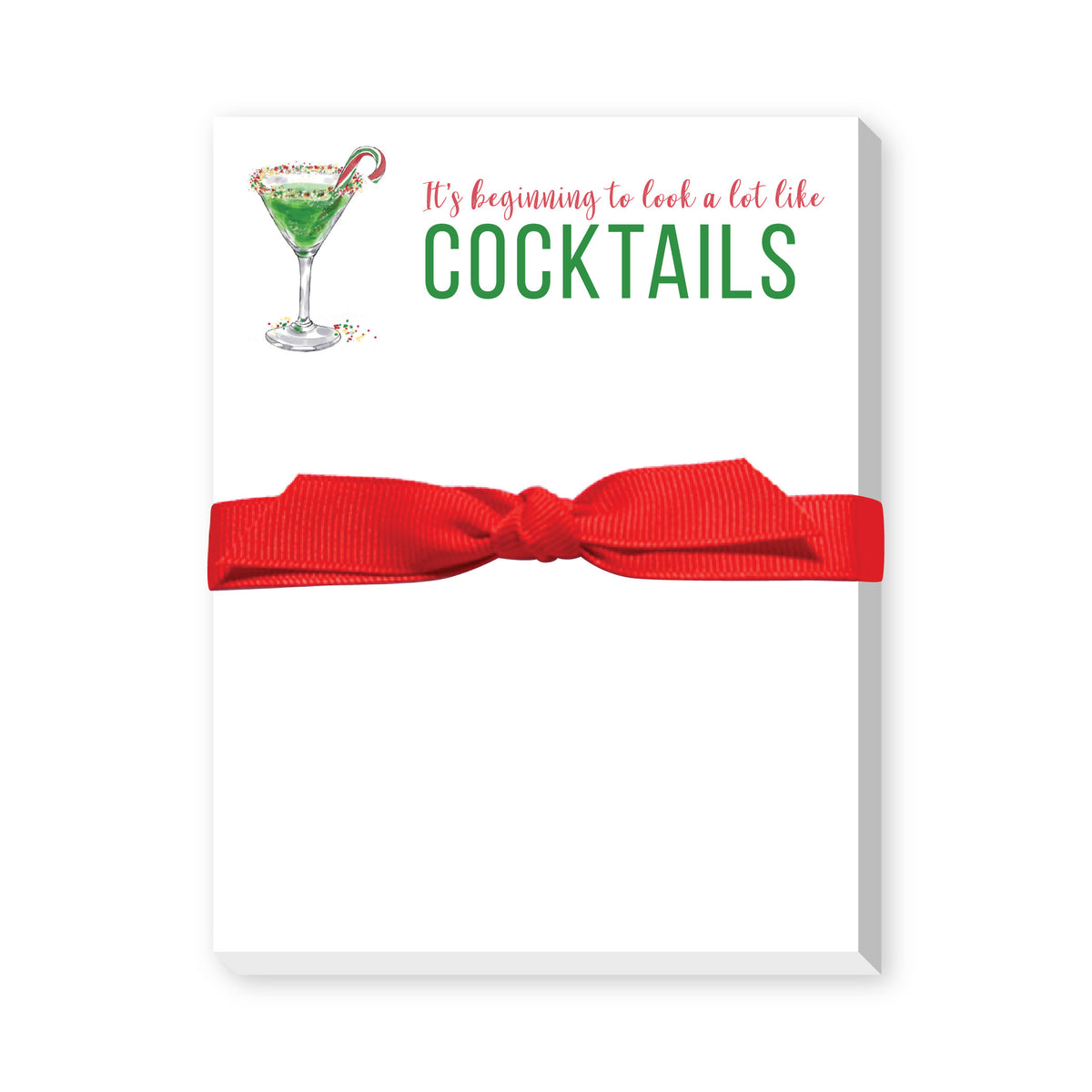 HOLIDAY COCKTAIL MINI NOTEPAD