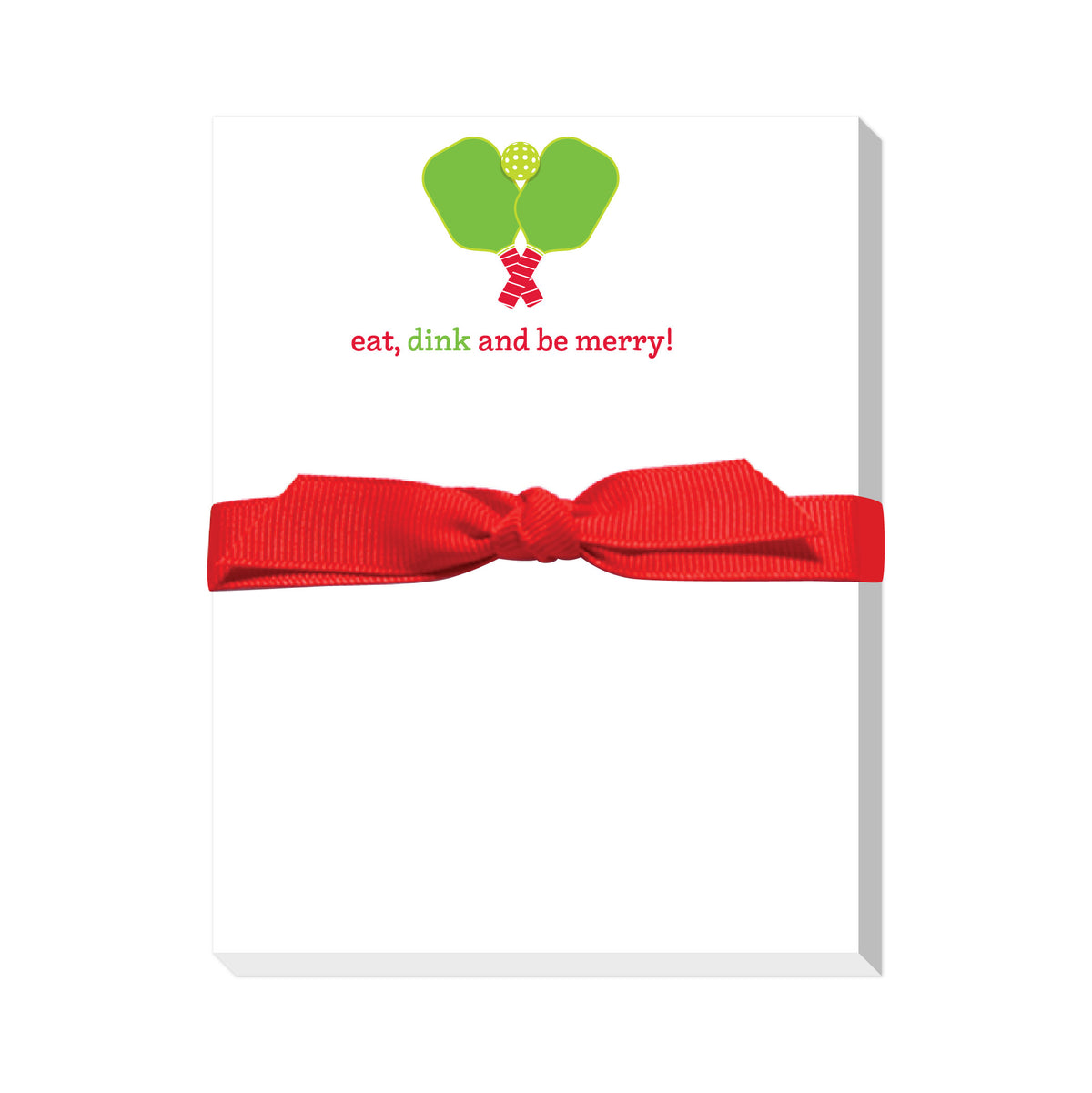 HOLIDAY PICKLEBALL MINI NOTEPAD