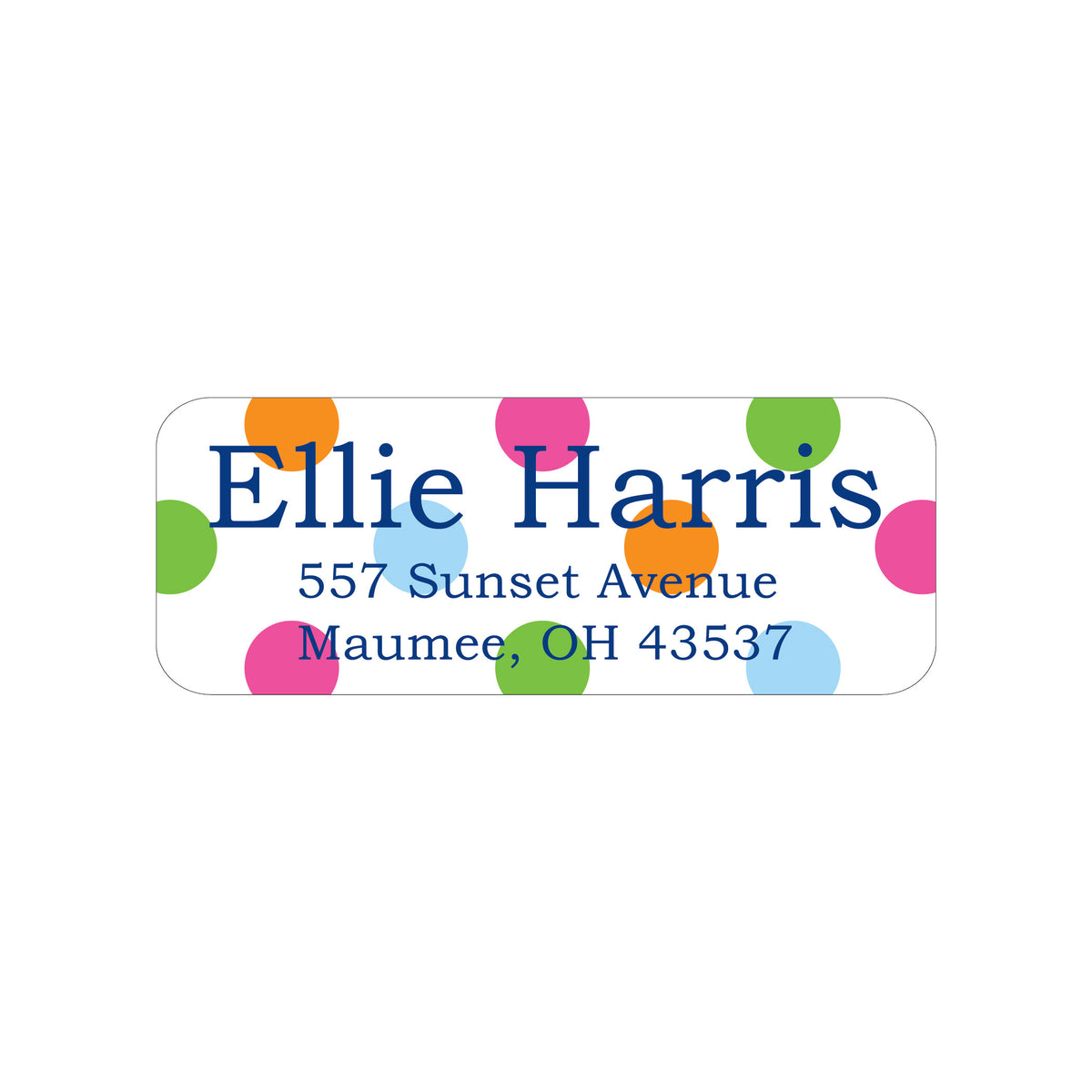 PATTERN PERSONALIZED ADDRESS LABELS