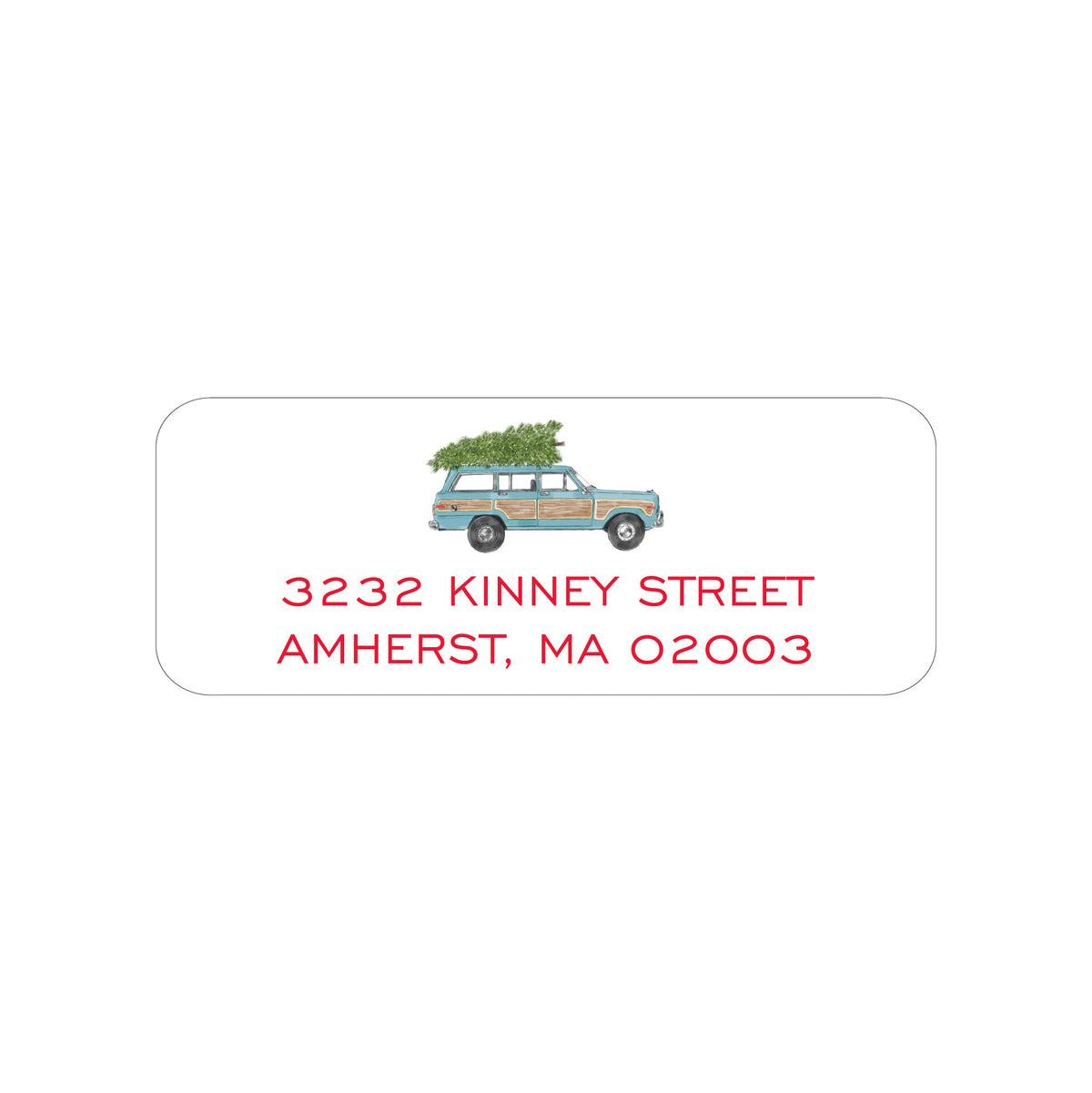 CHRISTMAS PERSONALIZED ADDRESS LABELS