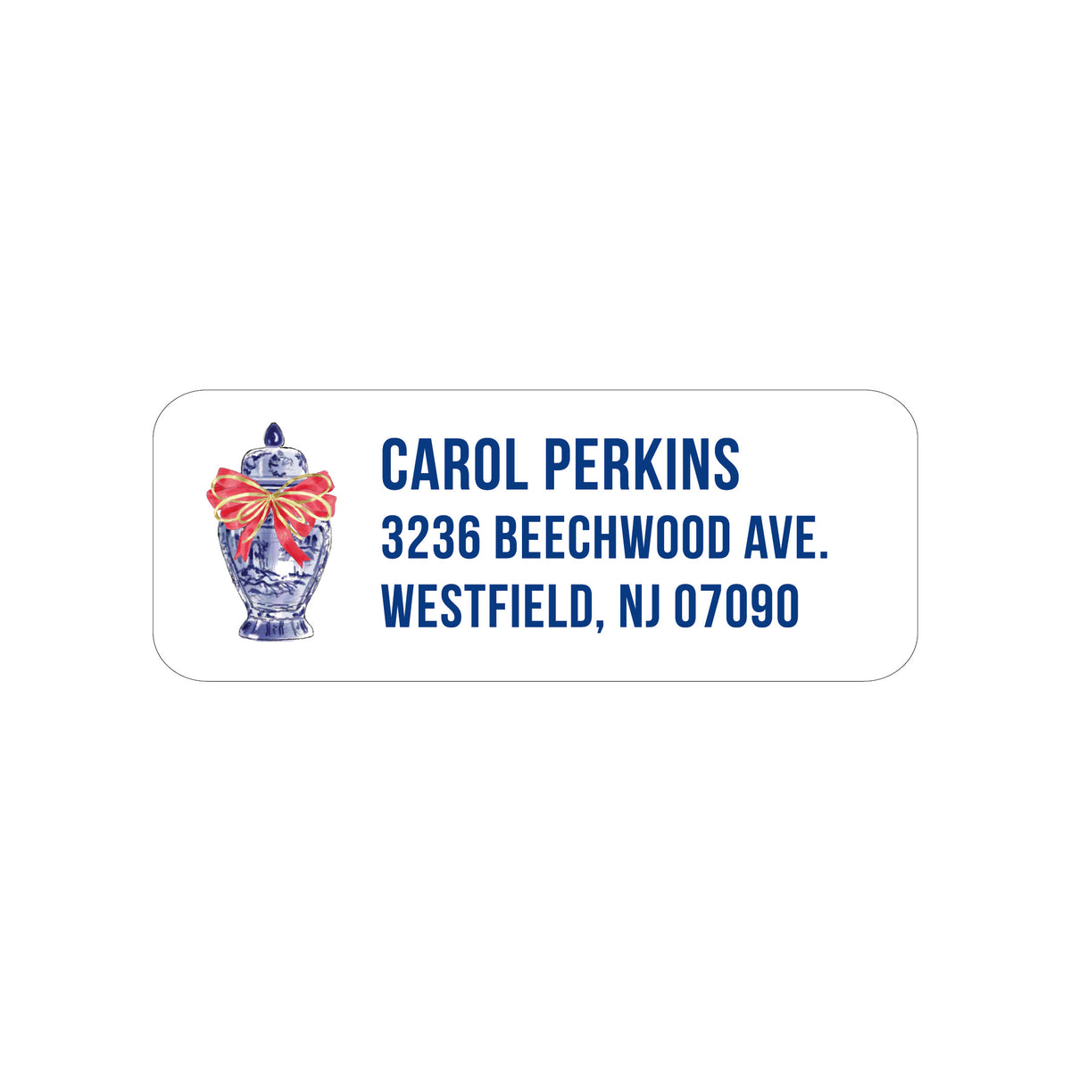 CHRISTMAS PERSONALIZED ADDRESS LABELS