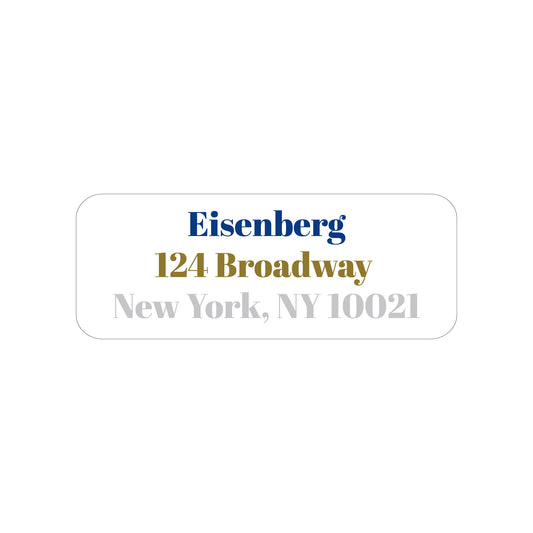 HANUKKAH PERSONALIZED ADDRESS LABELS