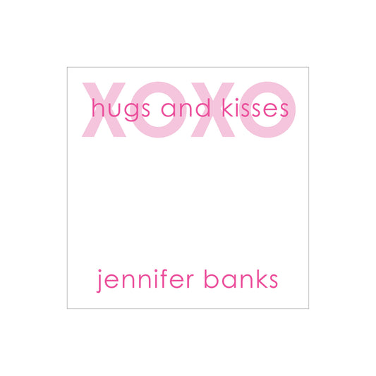 LAYERED TEXT PERSONALIZED SQUARE GIFT STICKERS