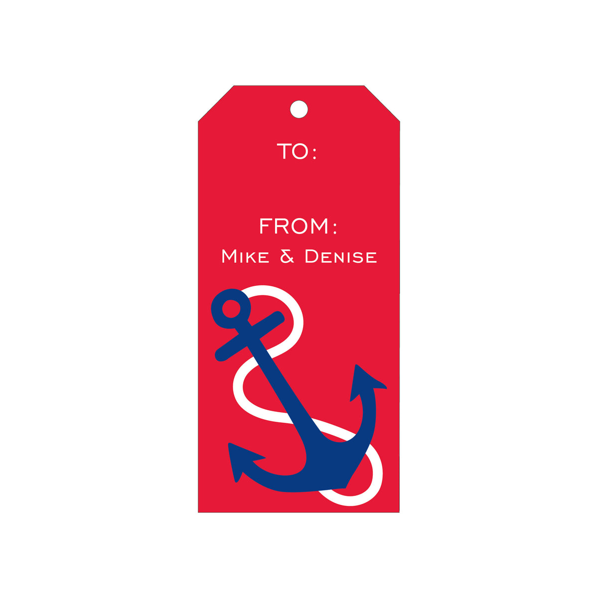 ANCHOR PERSONALIZED GIFT TAGS