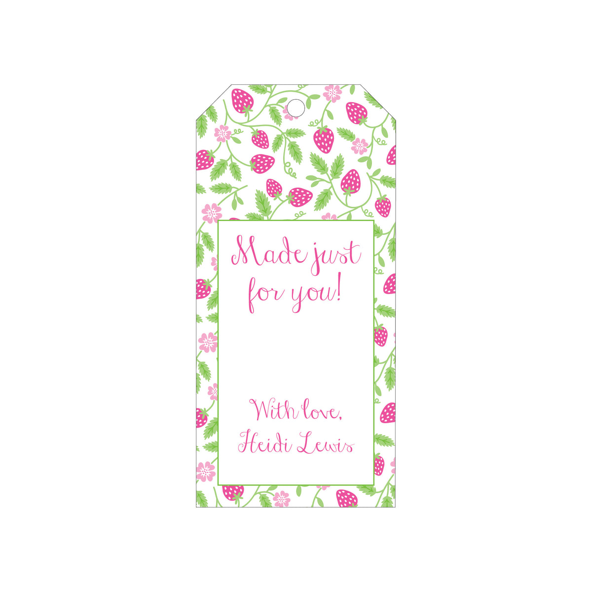 PATTERNED PERSONALIZED GIFT TAGS