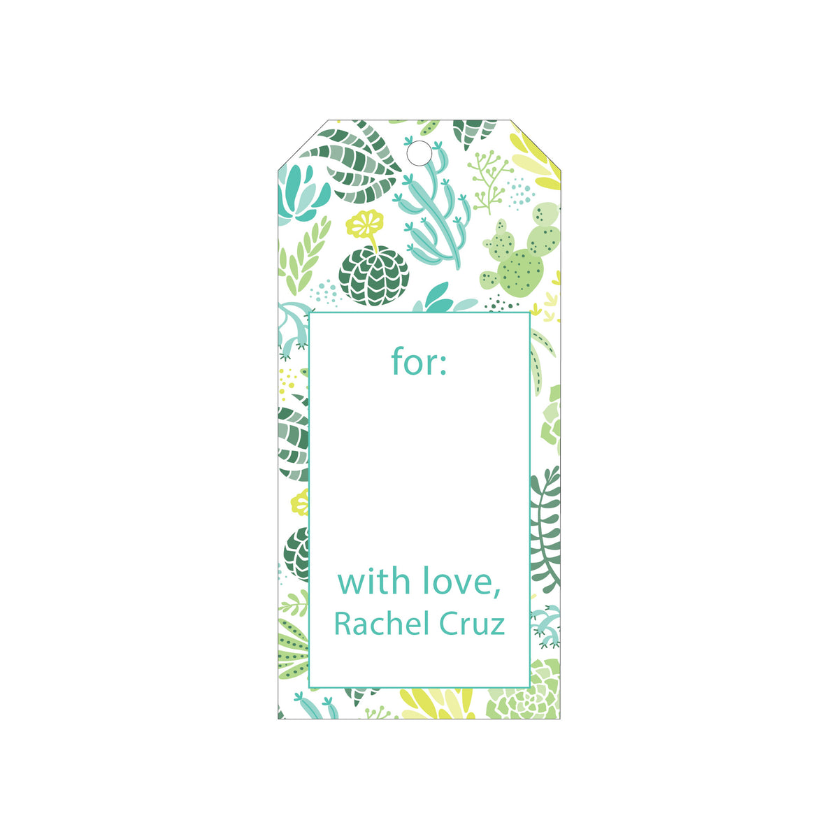 PATTERNED PERSONALIZED GIFT TAGS