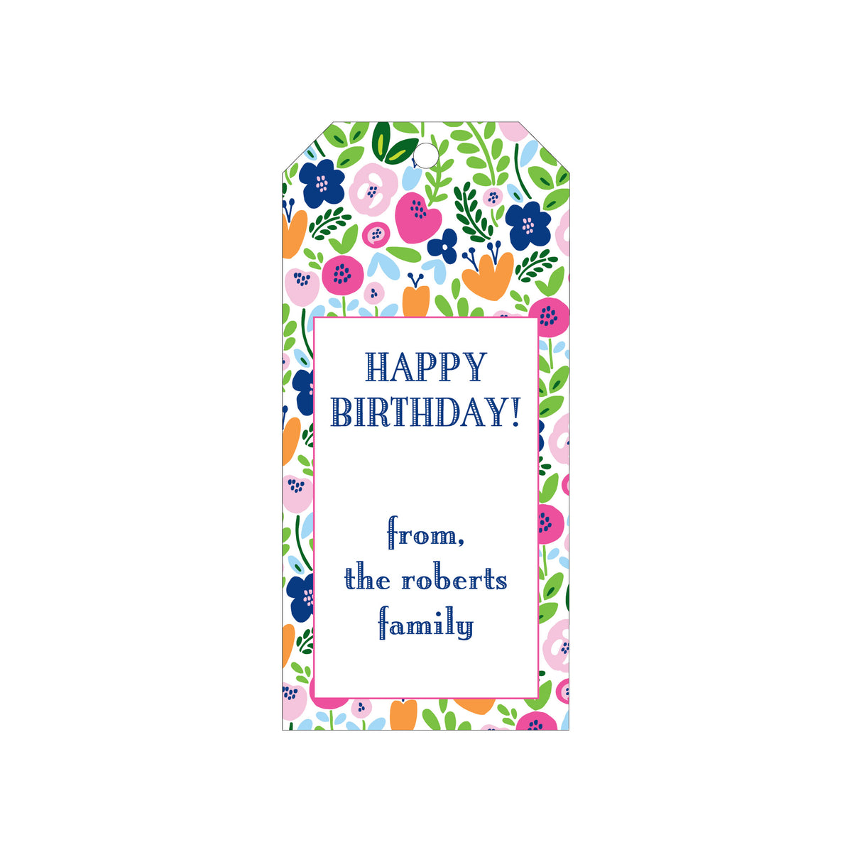 PATTERNED PERSONALIZED GIFT TAGS