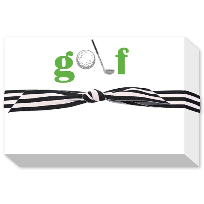 GOLF BIG AND BOLD NOTEPADS