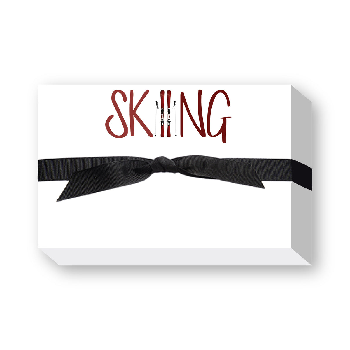 SKIING BIG AND BOLD NOTEPAD