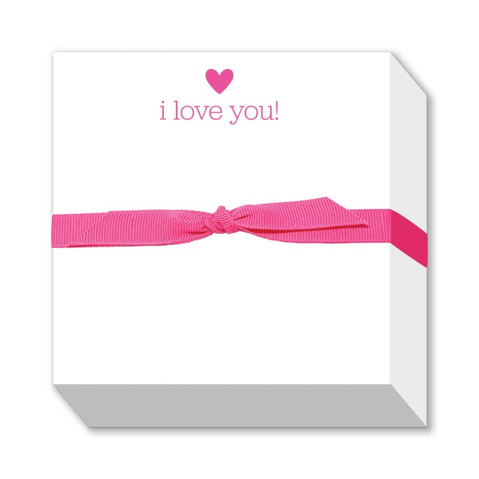 I LOVE YOU CHUBBIE NOTEPAD