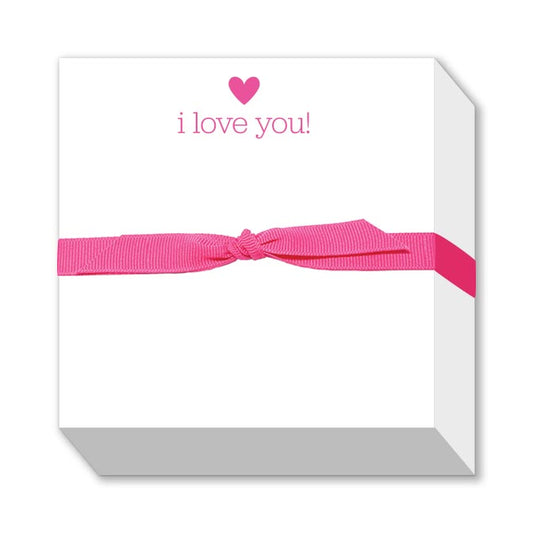 I LOVE YOU CHUBBIE NOTEPAD