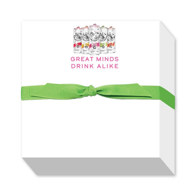 GREAT MINDS DRINK ALIKE CHUBBIE NOTEPAD