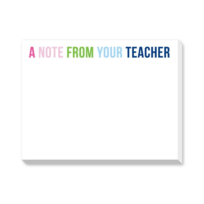 TEACHER DITTIE NOTEPADS