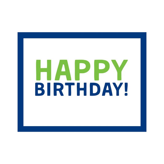 HAPPY BIRTHDAY FOLDOVER NOTES