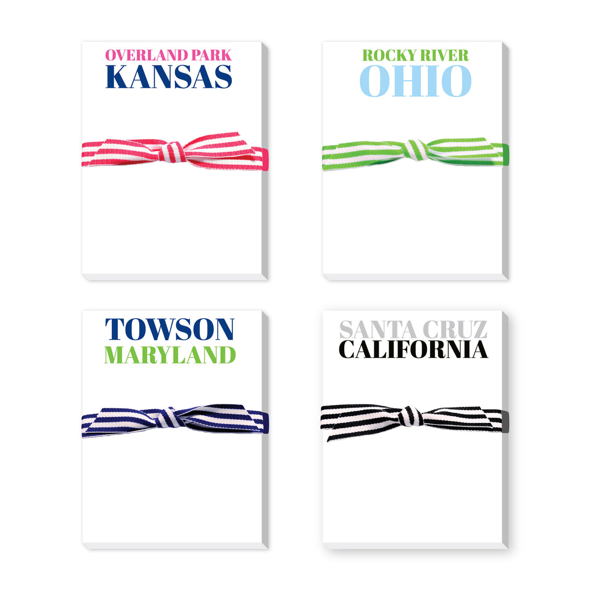 CITY & STATE MINI NOTEPAD