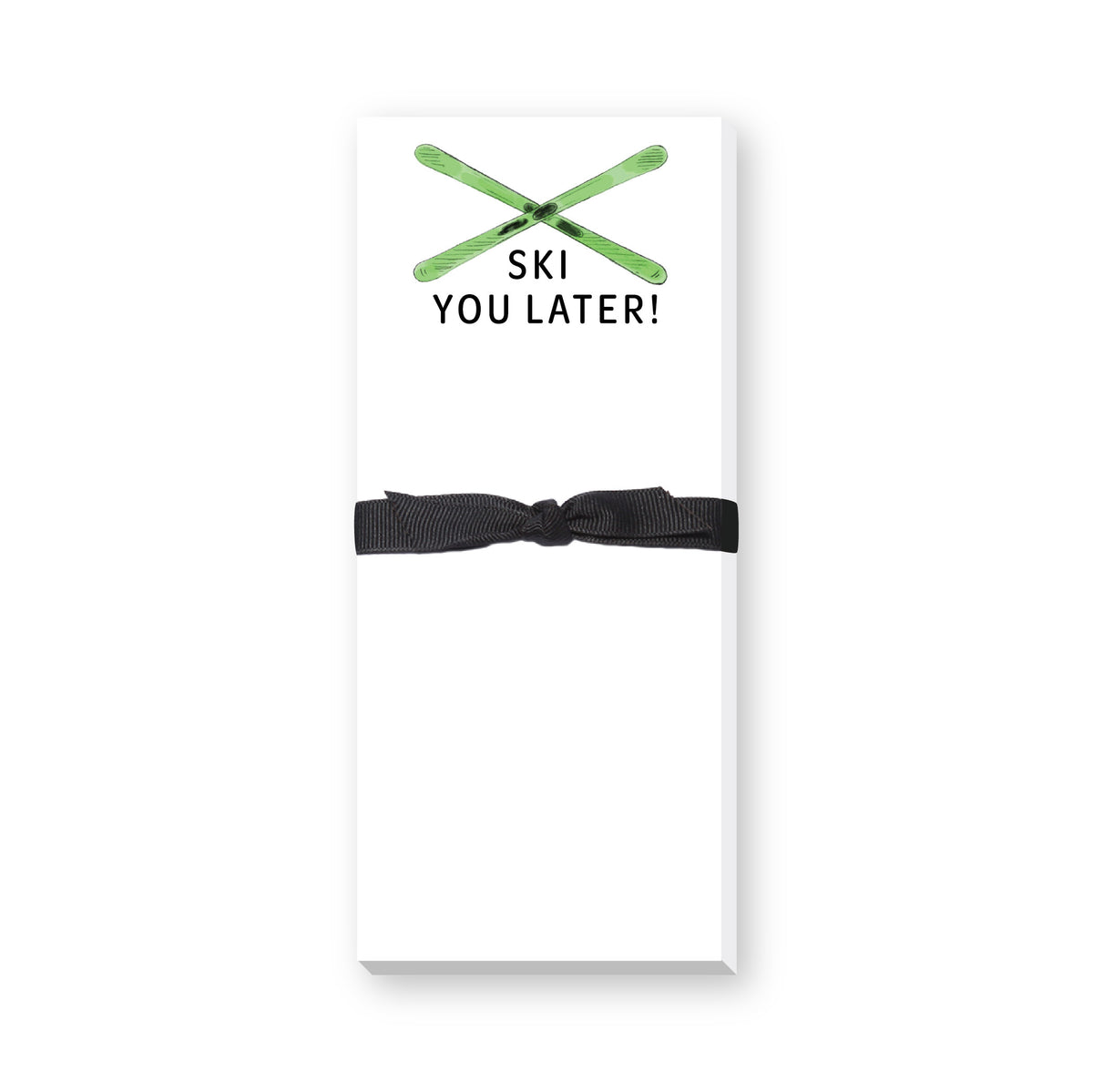 SKIING SKINNIE NOTEPADS