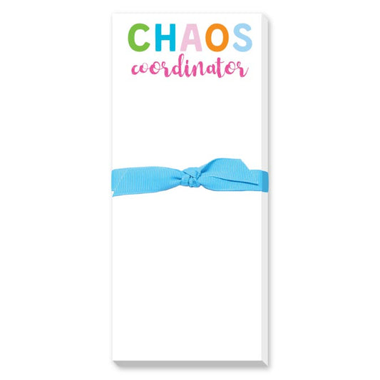 CHAOS COORDINATOR SKINNIE NOTEPAD