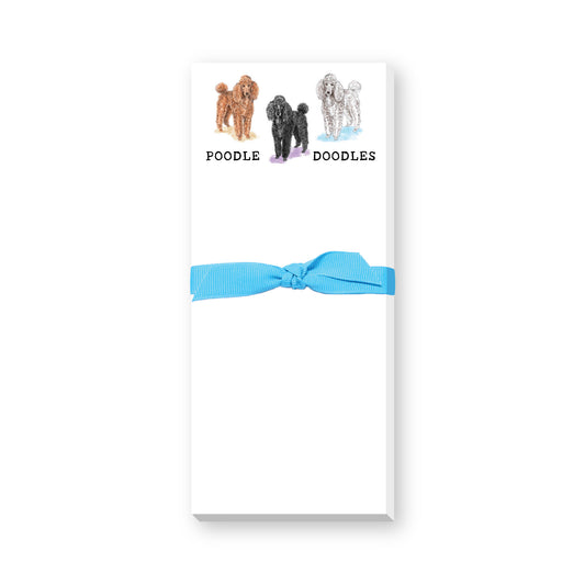 POODLE DOODLE SKINNIE NOTEPAD