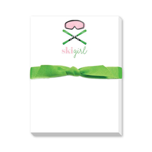SKI GIRL MINI NOTEPAD