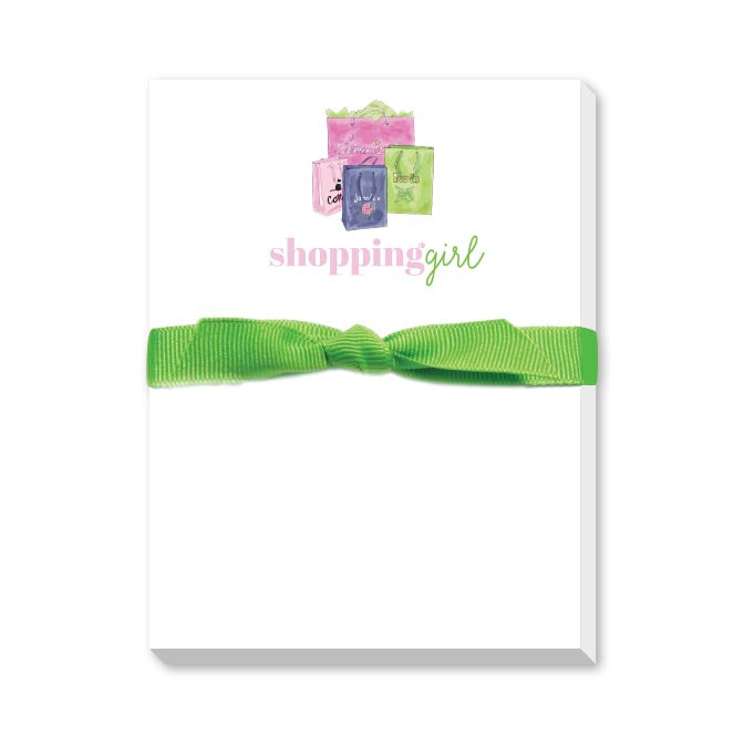 SHOPPING GIRL MINI NOTEPAD