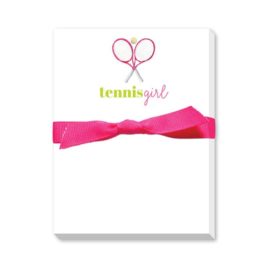 TENNIS GIRL MINI NOTEPAD