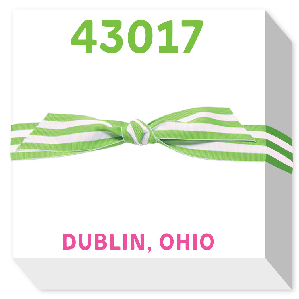 ZIP CODE CHUBBIE NOTEPAD-23ZIPCH