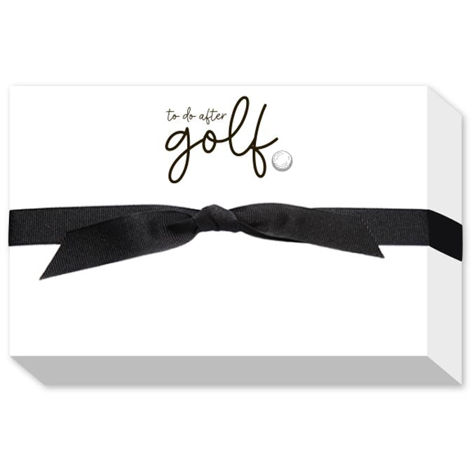 TO DO AFTER GOLF BIG AND BOLD NOTEPADS