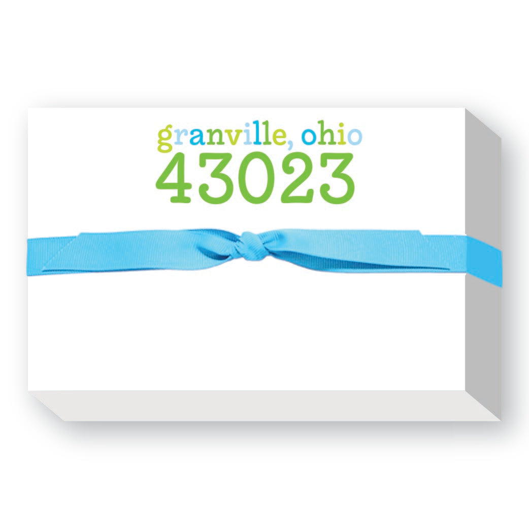 ZIP CODE BIG AND BOLD NOTEPAD-BIGZIP24MU