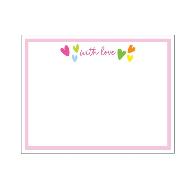 WITH LOVE FLAT NOTES